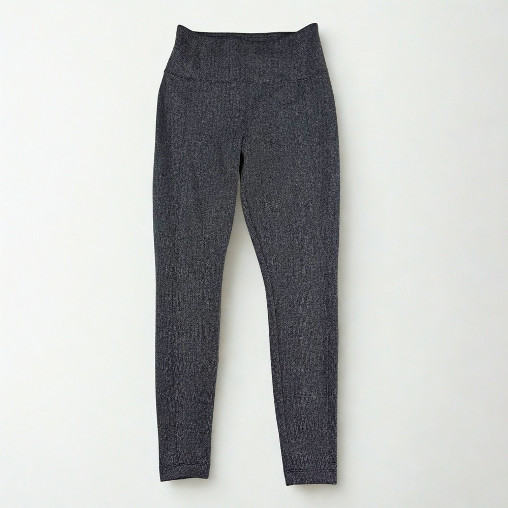 Athleta Delancey Herringbone Tight Legging Women S Grey Chevron High Rise